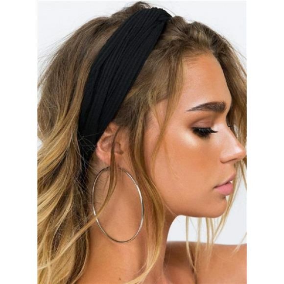 Headbands for Women Twist Knotted Boho Stretchy Hair Bands for Girls Criss Cross - Picture 3 of 6